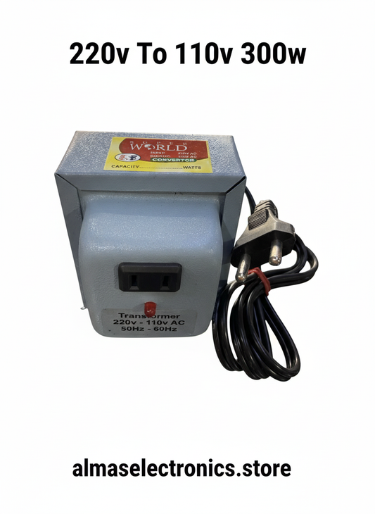 Super World 220V to 110V Step Down Voltage Converter 300W - AC Transformer