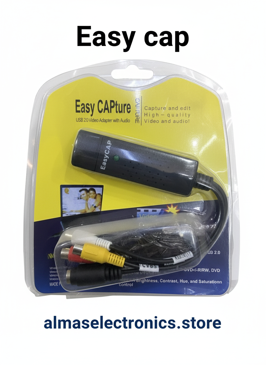 EasyCap USB 2.0 Video Capture Adapter with Audio - Analog to Digital Converter
