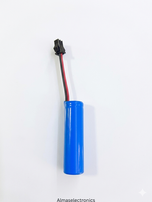 Rechargeable Lithium-Ion Battery with Connector - 3.7V Li-ion Cell
