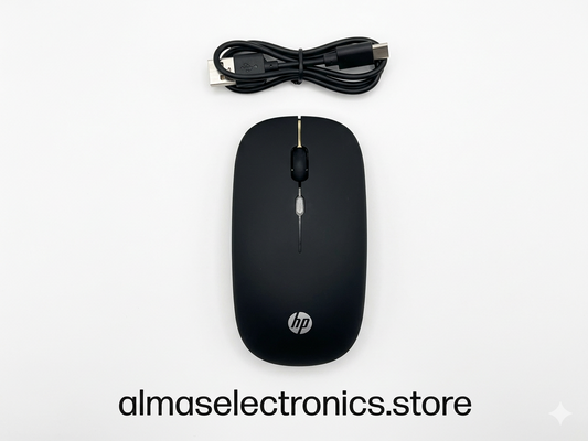 HP W10 Bluetooth & Wireless Dual-Mode Mouse - Rechargeable with RGB Highlight