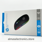 HP W10 Bluetooth & Wireless Dual-Mode Mouse - Rechargeable with RGB Highlight