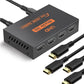 HDMI 4-Way Splitter - 1 Input 4 Output HDMI Splitter 4K Support