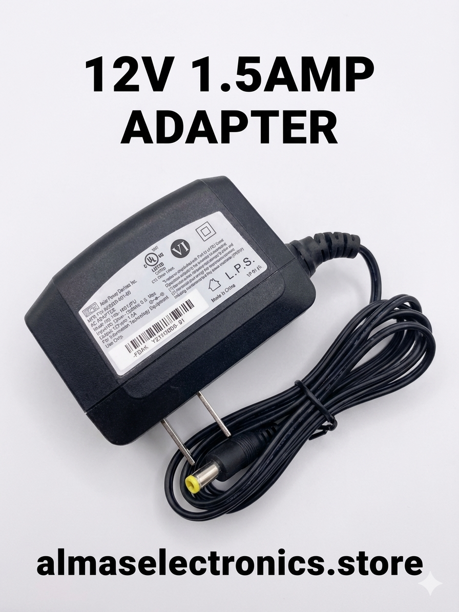 12 1.5amp power adapter