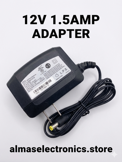 12 1.5amp power adapter