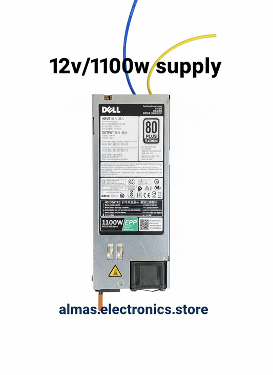 Dell 1100W 80 Plus Platinum Server Power Supply - 12V Hot Swap PSU