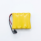 Rechargeable NiMH Battery Pack 4.8V with Connector - 4-Cell Pack
