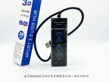 USB 3.0 Hub - Multi-Port USB Expander for Laptop & Desktop