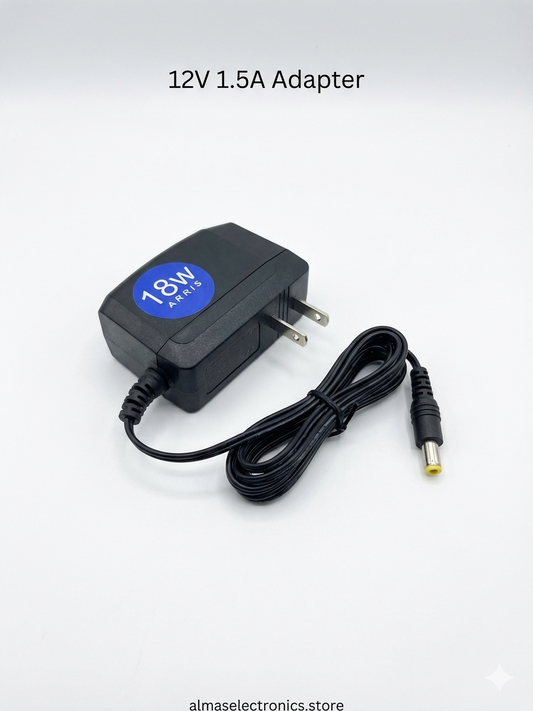 12 1.5amp power adapter