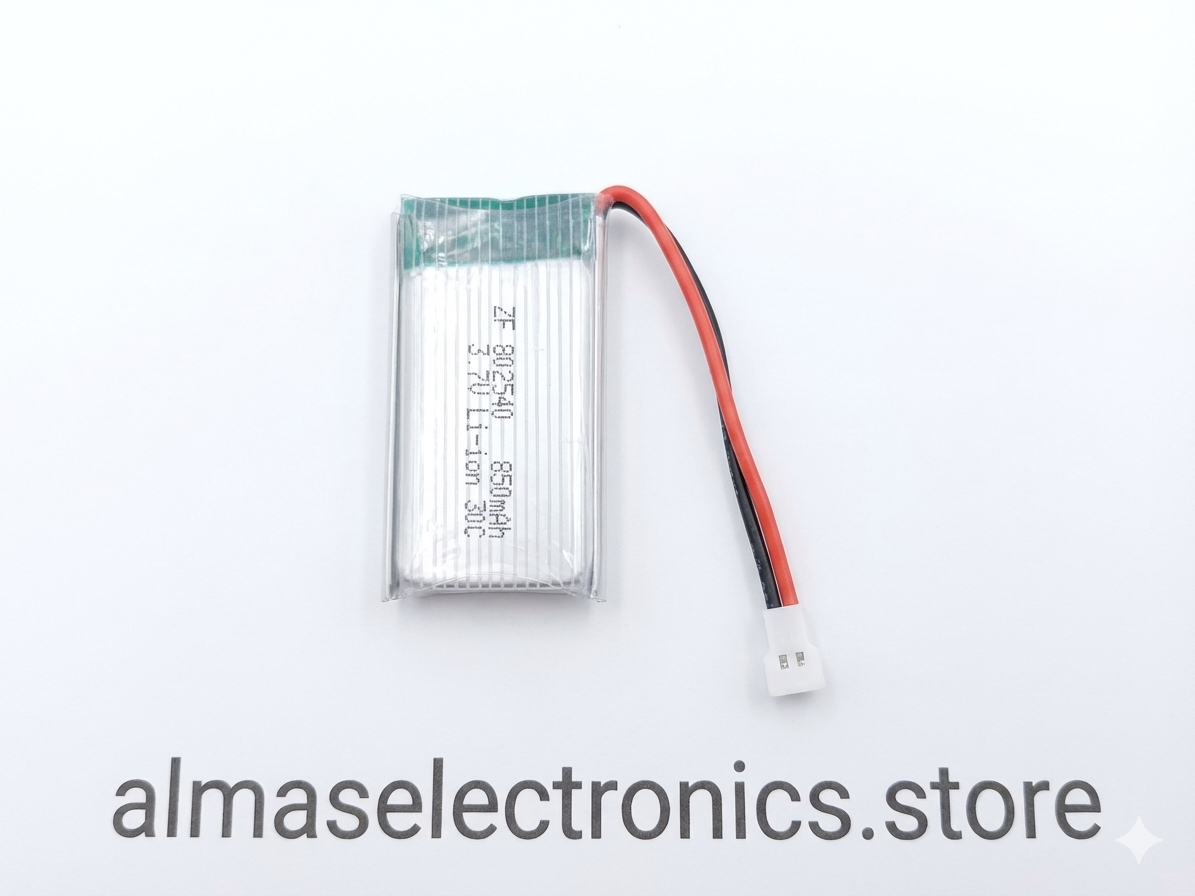 3.7V Li-ion Rechargeable Battery 800mAh 30C - RC Drone Battery Pack