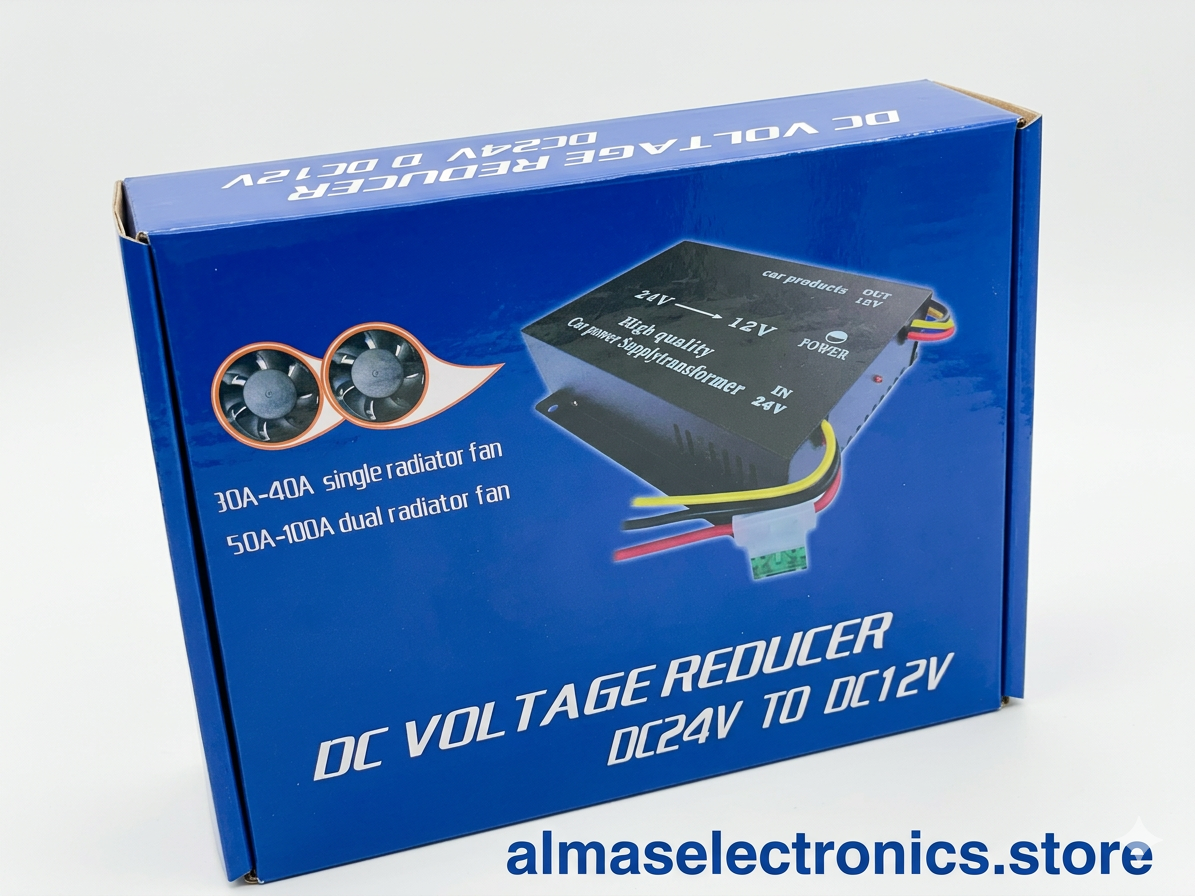 24V to 12V DC Converter 60A - Heavy Duty Voltage Step Down Converter