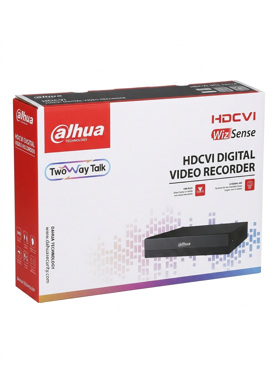 Dahua 4 channel HDCVI Wiz Sense Digital Video Recorder with Two-Way talk