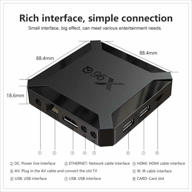 X96 Q Android TV Box - 4K Smart Streaming Device with Quad Core