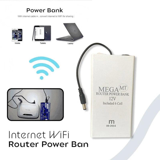 Portable Modem Power Bank - Backup Battery for WiFi Routers