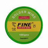 Fine Solder Wire 63/37 Alloy 100g - 0.7mm Dia
